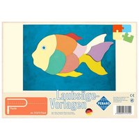 PEBARO 313/1S - Laubsägevorlage Fisch, 1 Platte, Größe DIN A4 von Peter Bausch GmbH & Co. KG