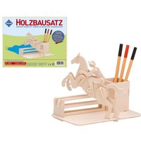 PEBARO 840/1 - Holzbausatz Stiftehalter Reiter, 25-teilig, Holzkonstruktion zum Zusammenstecken PEBARO 840/1 - Holzbausatz Stiftehalter Reiter, 25-teilig, Holzkonstruktion zum Zusammenstecken von Peter Bausch GmbH & Co. KG