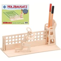 PEBARO 840/2 - Holzbausatz Stiftehalter Tennis, 18-teilig, Holzkonstruktion zum Zusammenstecken PEBARO 840/2 - Holzbausatz Stiftehalter Tennis, 18-teilig, Holzkonstruktion zum Zusammenstecken von Peter Bausch GmbH & Co. KG