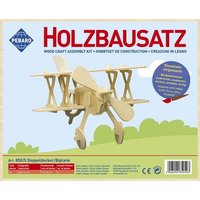 PEBARO 850/5 - Holzbausatz Doppeldecker, 18 Teile, Holzkonstruktion zum Zusammenstecken PEBARO 850/5 - Holzbausatz Doppeldecker, 18 Teile, Holzkonstruktion zum Zusammenstecken von Peter Bausch GmbH & Co. KG