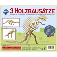 PEBARO 856 - Holzbausatz Dinosaurier-Set, Brontosaurus, Tyrannosaurus, Ouranosaurus, 3 Holzkontruktionen zum Zusammenstecken PEBARO 856 - Holzbausatz Dinosaurier-Set, Brontosaurus, Tyrannosaurus, Ouranosaurus, 3 Holzkontruktionen zum Zusammenstecken von Peter Bausch GmbH & Co. KG