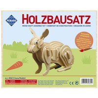 PEBARO 858/3 - Holzbausatz Hase, 43 Teile, Holzkonstruktion zum Zusammenstecken PEBARO 858/3 - Holzbausatz Hase, 43 Teile, Holzkonstruktion zum Zusammenstecken von Peter Bausch GmbH & Co. KG