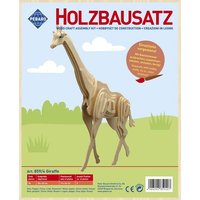PEBARO 859/4 - Holzbausatz Giraffe, 38 Teile, Holzkonstruktion zum Zusammenstecken PEBARO 859/4 - Holzbausatz Giraffe, 38 Teile, Holzkonstruktion zum Zusammenstecken von Peter Bausch GmbH & Co. KG