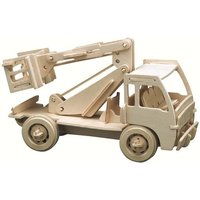 PEBARO 863/2 - Holzbausatz Hubwagen, Holzkonstruktion mit 78 Teilen von Peter Bausch GmbH & Co. KG