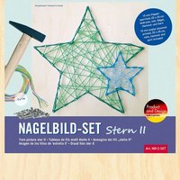 PEBARO NB12-SET - Nagelbild-Set Stern II, Fadenbild, 20x20cm, Bastelset PEBARO NB12-SET - Nagelbild-Set Stern II, Fadenbild, 20x20cm, Bastelset von Peter Bausch GmbH & Co. KG