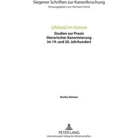 Uhland im Kanon von Peter Lang GmbH, Internationaler Verlag der Wissenschaften