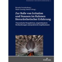 Zur Rolle von Irritation und Staunen im Rahmen literarästhetischer Erfahrung von Peter Lang GmbH, Internationaler Verlag der Wissenschaften