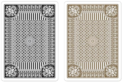 Peter Pauper Press Black & Gold Premium Plastic Playing Cards: Two Standard Decks von Peter Pauper Press