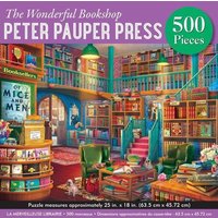 The Wonderful Bookshop 500-Piece Jigsaw Puzzle The Wonderful Bookshop 500-Piece Jigsaw Puzzle von Peter Pauper Press