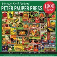 Vintage Seed Packets 1000 Piece Jigsaw Puzzle Vintage Seed Packets 1000 Piece Jigsaw Puzzle von Peter Pauper Press