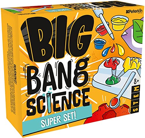 PETERKIN | Big Bang Science – Super-Set | Viel Spaß beim Erkunden der Welt der Wissenschaft! | Handwerk & Wissenschaft | STEM-Spielzeug | ab 8 Jahren von Peterkin