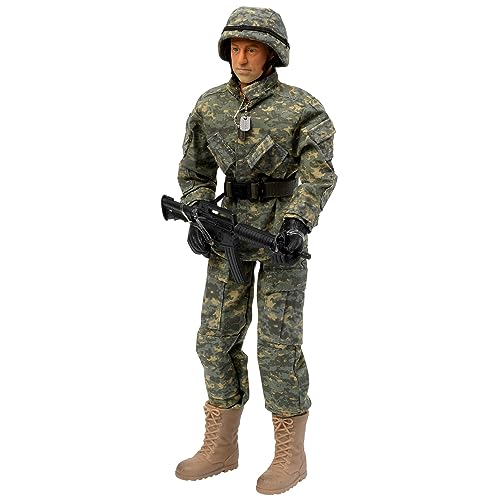 Peterkin 74711 World Peacekeepers Airborne Infantryman Action Figure & Accessories Actionfigur, grau von Peterkin