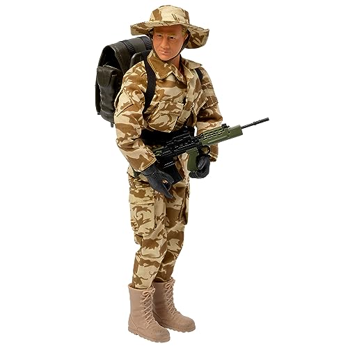 Peterkin 74712 World Peacekeepers S.A.S. Action Figure & Accessories Actionfigur, Camouflage von Peterkin