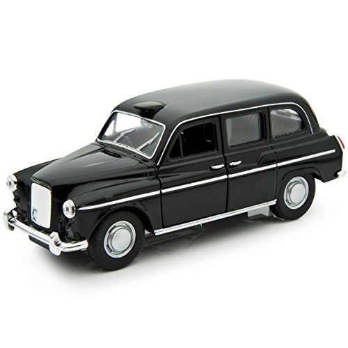 Peterkin 8411 Taxi, Druckguss, 12,1 cm Austin FX4 London Taxifahrzeug, Schwarz von Peterkin