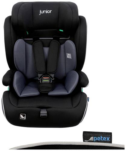 Petex Supreme Plus 1151 ISOFIX schwarz HDPE nach ECE R129 Kindersitz Schwarz von Petex