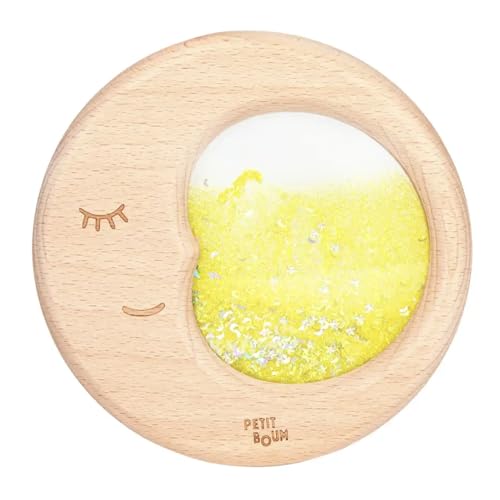 Sensorischer Mond Flow Moon aus Holz von PETIT BOUM