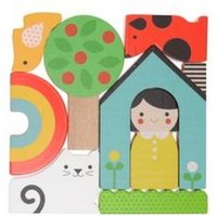 At Home Mini Wooden Puzzle von Chronicle Books