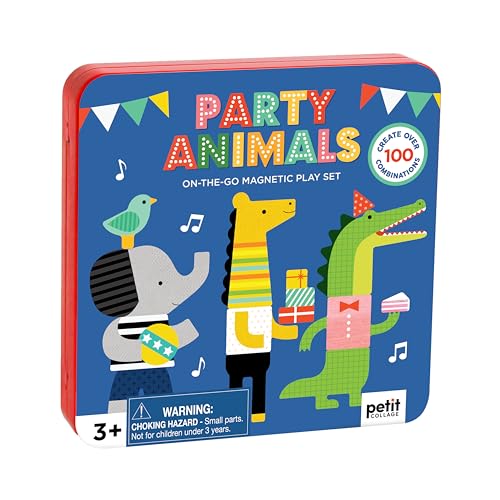 Petit Collage Party Animals On-The-Go Magnetic Play Set von Petit Collage