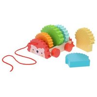 Rainbow Hedgehog Wooden Pull Toy von Chronicle Books