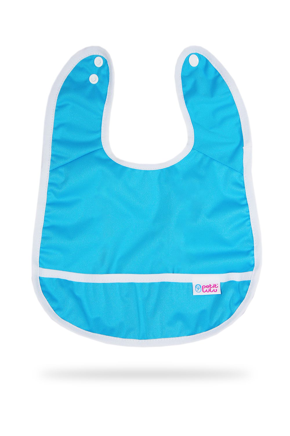 Petit Lulu Lätzchen mit Auffangtasche - Blau Petit Lulu Lätzchen mit Auffangtasche - Blau von Petit Lulu