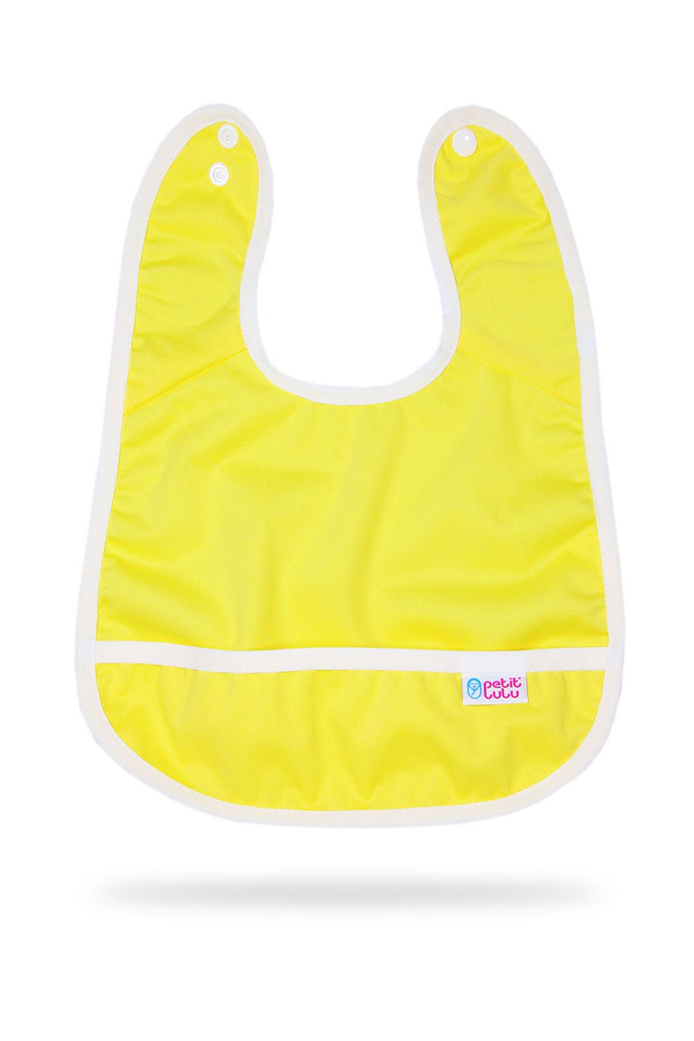 Petit Lulu Lätzchen mit Auffangtasche - Gelb Petit Lulu Lätzchen mit Auffangtasche - Gelb von Petit Lulu