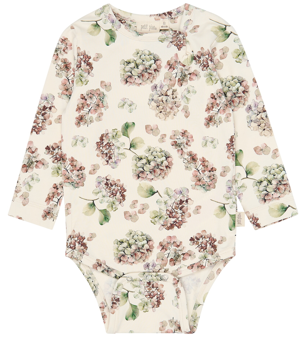 Petit Piao Body l/ä - PPStar - Eggnog Hortensie AOP - Petit Piao - 68 - Body L/Ä Petit Piao Body l/ä - PPStar - Eggnog Hortensie AOP - Petit Piao - 68 - Body L/Ä von Petit Piao