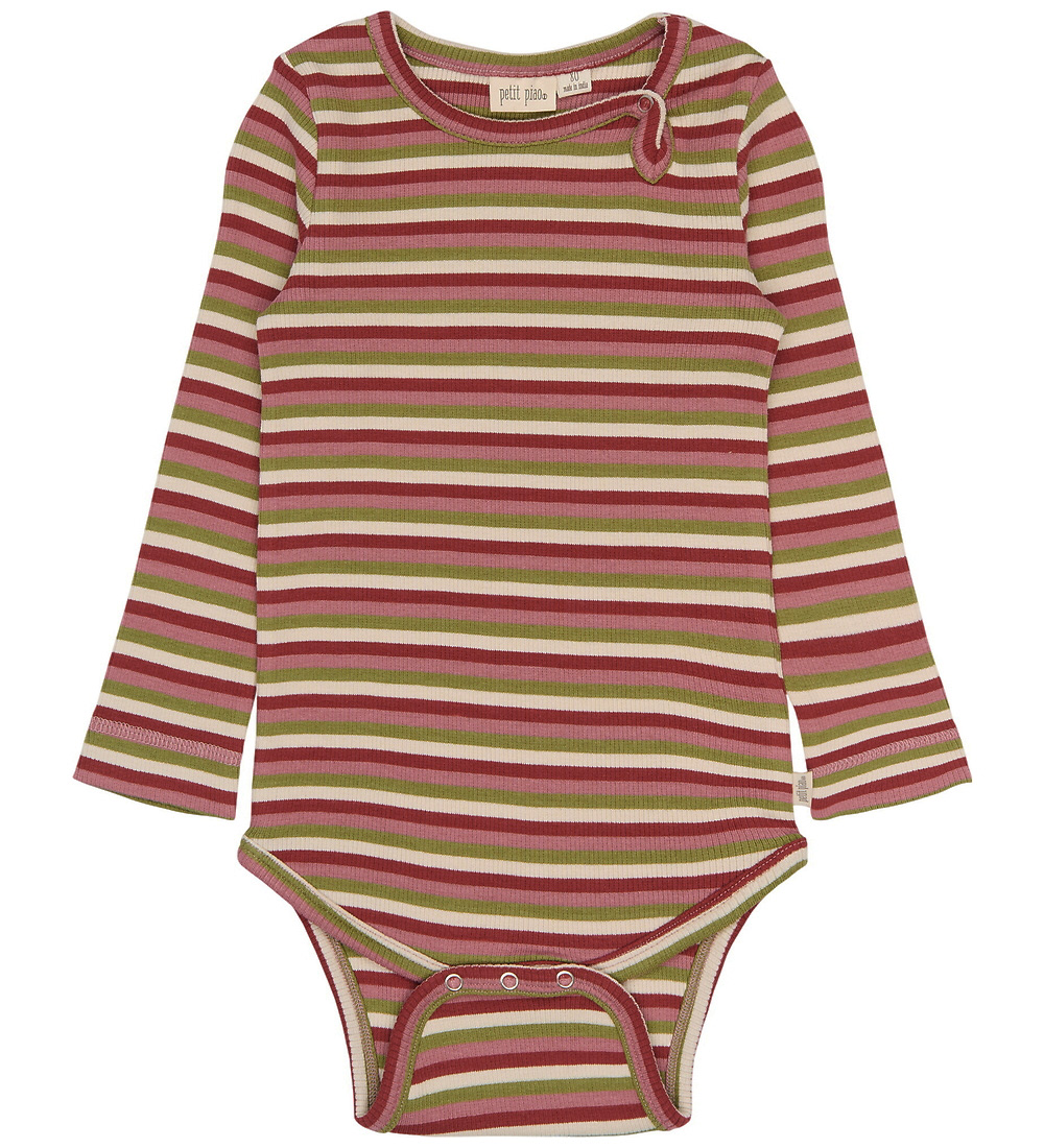 Petit Piao Body l/ä - Rib - Modal - PpSong - Dusty Rose Multistr - Petit Piao - 56 - Body L/Ä Petit Piao Body l/ä - Rib - Modal - PpSong - Dusty Rose Multistr - Petit Piao - 56 - Body L/Ä von Petit Piao