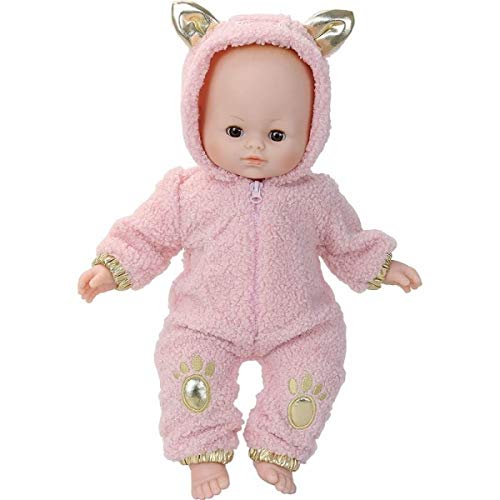 Petitcollin 623644 Petit Câlin 36 cm Emma-Panda Babypuppen, bunt von Petitcollin