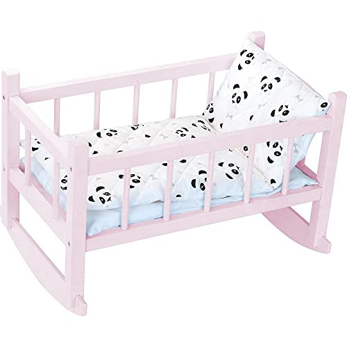 Petitcollin 800127 Lit en Bois Rose Panda Pour poupée jusqu'à 40 cm Zubehör für Babypuppen, Rosa, Large Petitcollin 800127 Lit en Bois Rose Panda Pour poupée jusqu'à 40 cm Zubehör für Babypuppen, Rosa, Large von Petitcollin