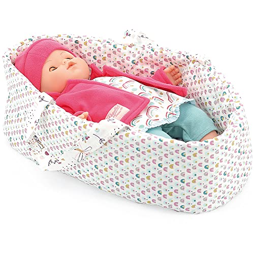 Petitcollin Vilac 800013 Moseskorb aus Stoff, 36 cm, Mehrfarbig, 1 Person von Petitcollin