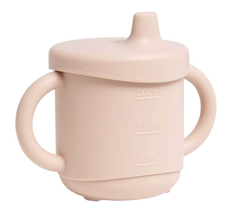 Petite Chérie Beau Schnabeltasse Silikon, Dusty Pink von Petite Chérie