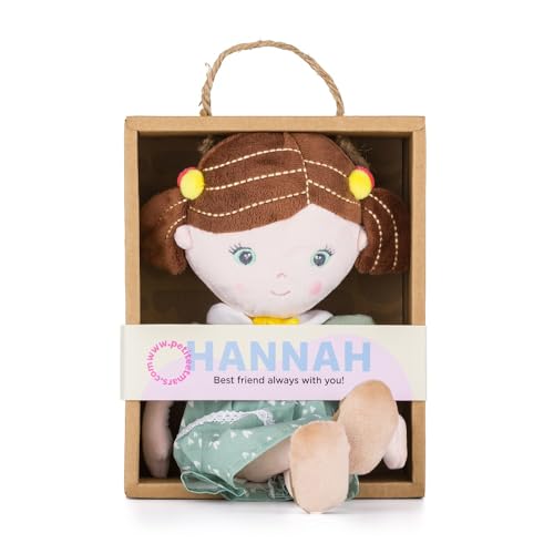 Petite&Mars Sophie Max Elise Hannah * Stoffpuppe * Kuschelpuppe * Weichpuppe * Textilpuppe * Plüschpuppe * Püppchen * Puppi * kleine Puppe * Puppenkind * Spielfigur (Hannah) von Petite&Mars