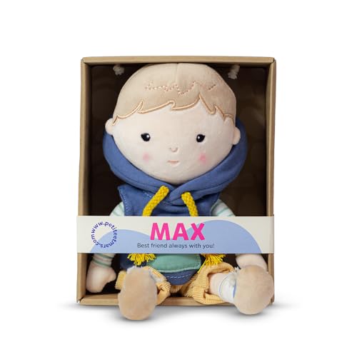 Petite&Mars Sophie Max Elise Hannah * Stoffpuppe * Kuschelpuppe * Weichpuppe * Textilpuppe * Plüschpuppe * Püppchen * Puppi * kleine Puppe * Puppenkind * Spielfigur (Max) von Petite&Mars