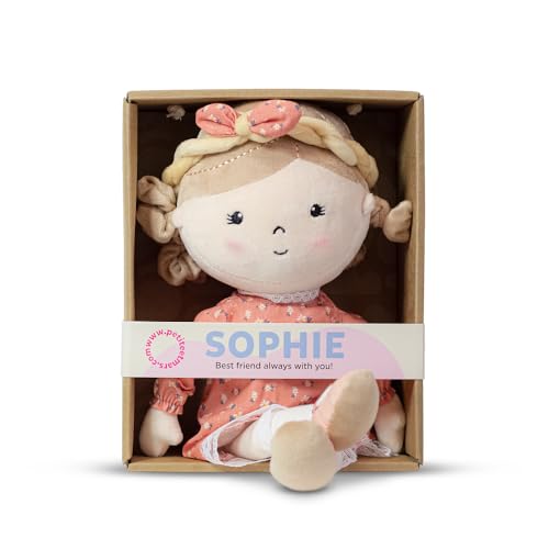 Petite&Mars Sophie Max Elise Hannah * Stoffpuppe * Kuschelpuppe * Weichpuppe * Textilpuppe * Plüschpuppe * Püppchen * Puppi * kleine Puppe * Puppenkind * Spielfigur (Sophie) von Petite&Mars