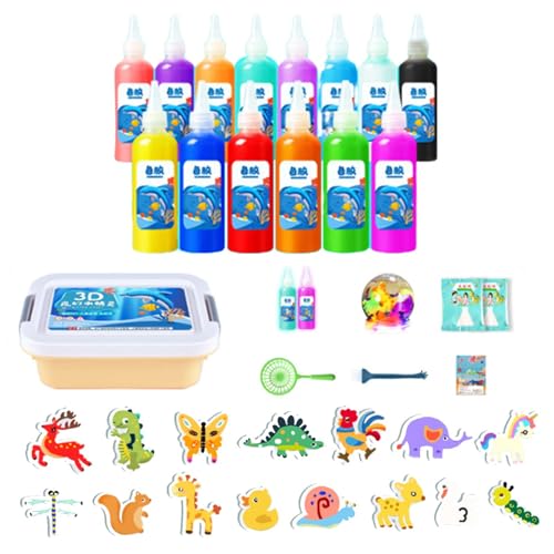 3D Aqua Fairy Creature Kinder Magic Water Elves Toy Kit, DIYs Magisches Wasser Gel Perle Sensorisches Spielzeug, Handgemachtes Magisches Wassergel Kreativ Kit, Magisches Wasserelfen Spielzeug Kit von Peufcmi