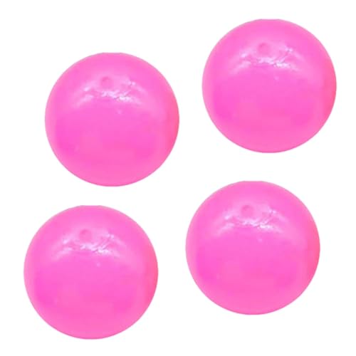 4Pcs Stressball klebriger Zielball, Globble Sticky Balls, Quetschspielzeug für Erwachsene und Kinder, Elastische Deckenbälle Stressbälle für Kinder und Erwachsene von Peufcmi