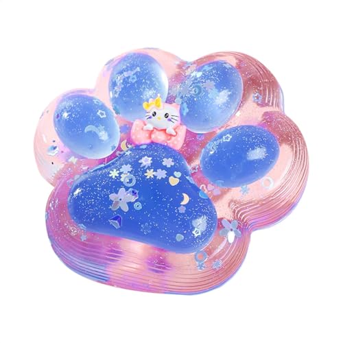 Katzenpfoten Squishy, Squeeze Spielzeug, Squishy-Fidget-Spielzeug zum Stressabbau, Squishy-Zappelspielzeug Mit Großer Katzenpfote, Sensorische Spielzeug, Anti Stress Spielzeug von Peufcmi