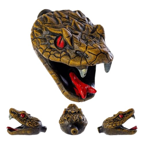 Peufcmi Halloween Grusel-Pfeife | Zischendes Schlangengeräusch - Kunstharz-Nachahmung Tragbarer Streichartikel Für Halloween Party-Event Dekoration Usw Peufcmi Halloween Grusel-Pfeife | Zischendes Schlangengeräusch - Kunstharz-Nachahmung Tragbarer Streichartikel Für Halloween Party-Event Dekoration Usw von Peufcmi