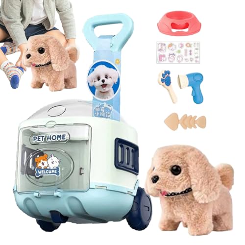 Peufcmi Interaktives Spielzeug,Laufendes & Sprechendes Tier Interaktiv | Realistisches Kuscheltier Für Rollenspiele Geburtstag Mädchen Kinder Peufcmi Interaktives Spielzeug,Laufendes & Sprechendes Tier Interaktiv | Realistisches Kuscheltier Für Rollenspiele Geburtstag Mädchen Kinder von Peufcmi