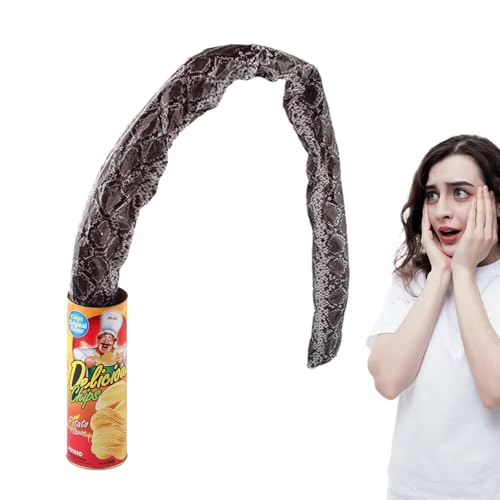 Peufcmi Kartoffelchip-Schlangenstreich, Schlange in der Streich für Kinder - Kreative Kartoffelchip-Snacks können Streiche Spielen - Urkomische Halloween-Witzspielzeuge, Gag-Can-Streiche, springendes Peufcmi Kartoffelchip-Schlangenstreich, Schlange in der Streich für Kinder - Kreative Kartoffelchip-Snacks können Streiche Spielen - Urkomische Halloween-Witzspielzeuge, Gag-Can-Streiche, springendes von Peufcmi