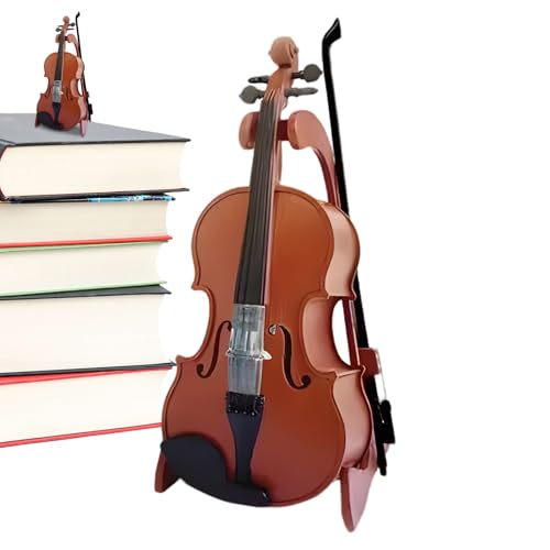 Peufcmi Kleine Geige | Dekorative Musikinstrumente Bastelsets - Puppenhaus Deko, Kleines Musikspielzeug Für Kinder, Jugendliche Und Erwachsene Peufcmi Kleine Geige | Dekorative Musikinstrumente Bastelsets - Puppenhaus Deko, Kleines Musikspielzeug Für Kinder, Jugendliche Und Erwachsene von Peufcmi