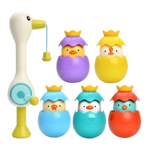 Peufcmi Kleinkindfischereispiel, Kinder Angelbades Spiel, Nettes Wasserspielzeug für frühes Lernen, Magnetisches Fischereispielzeug Wassertisch Badewanne Set für Kinder und Mädchen von Peufcmi