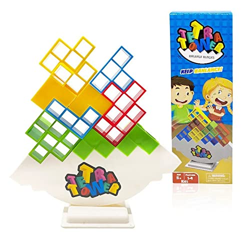 Stapelspiel, Tetris Tower, Tetris Spiel, Kreative Stapelspiel Spielzeug, Lustige Stapelspiel, Hand-Auge-Koordination Von Kindern Trainieren, Gleichgewichtsfähigkeit Und Logisches Denken Fördern von Peuirre