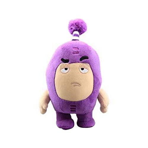 Niedliches Oddbods Plüschtier 18cm,Oddbods Plüschtier Cartoon Cartoon Puppe Puppe Maschinengreifmaschine Puppe,Oddbods Plüschtier Puppen Animation Schatz des Soldaten Weiche Stofftierpuppe für Kinder von Pewell