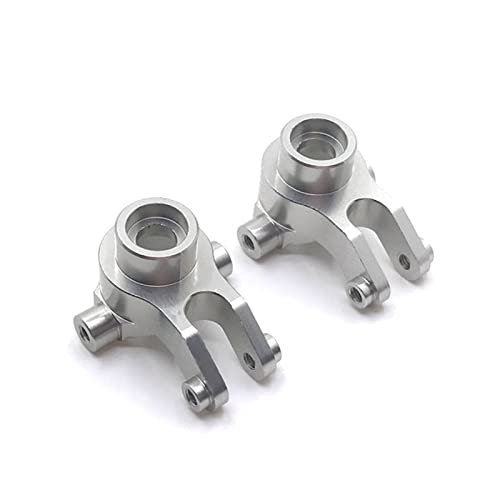 Pexorin Auto-Ersatzteile, Metall-Upgrade und Modifikation, EIN Paar Lenkbecher, Jugend-Puzzle-Hobbys, for SUBO 1/12 BG1513 BG1518 RC Ferngesteuerter Auto-Stoßdämpfer(Silver) von Pexorin