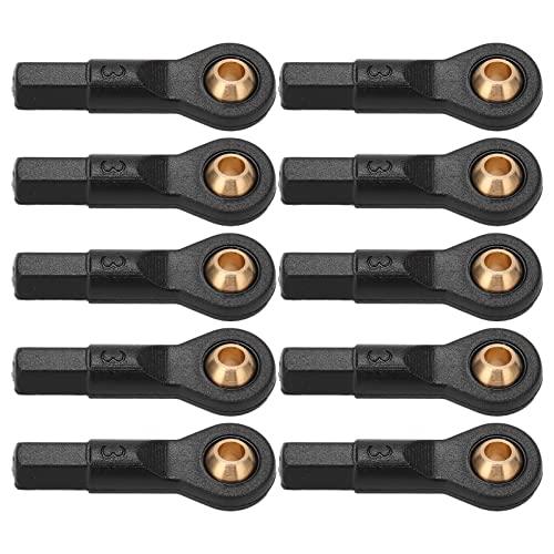 Phefop 10 Pcs 2,5 Mm Blende, Kugelkopfhalter -Stangen -Stange -Ende, Plastikschwarzer RC -Stange End 23 Mm Höhe für 1/10 1/12 RC -Auto, Kleine, Leichte Genauigkeitsnature Widerstand Phefop 10 Pcs 2,5 Mm Blende, Kugelkopfhalter -Stangen -Stange -Ende, Plastikschwarzer RC -Stange End 23 Mm Höhe für 1/10 1/12 RC -Auto, Kleine, Leichte Genauigkeitsnature Widerstand von Phefop