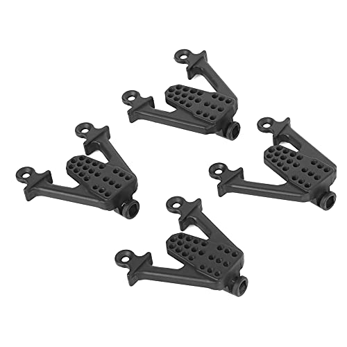 Phefop Einstellbare Metallschockdämpfer -Türme für SCX10 1/10 RC -Auto, Hohe Stärke Vibration Reduktion, für Ausgewogen (Black) von Phefop