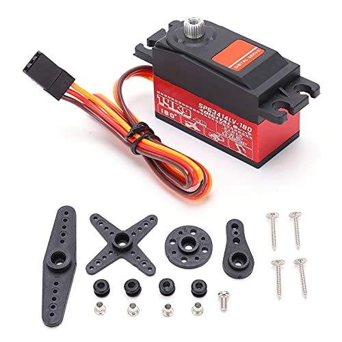 Phefop Metall Getriebe Servo für 1:10 RC Auto, Aluminium Legierung, Kunststoff, Langsame Start Funktion, Lange Lebensdauer, Geeignet für RC Auto Zubehör, Mit 4,8 V Bis 6,0 V Arbeits Phefop Metall Getriebe Servo für 1:10 RC Auto, Aluminium Legierung, Kunststoff, Langsame Start Funktion, Lange Lebensdauer, Geeignet für RC Auto Zubehör, Mit 4,8 V Bis 6,0 V Arbeits von Phefop