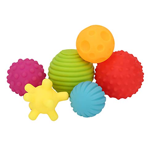 Phefop Multi-texturiertes Ball-Set, Langlebiger, Ungiftiger Baby-Sensorball für und Mädchen von Phefop