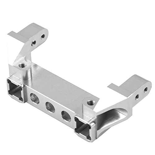 Phefop Robuste Heckstoßstangenhalterung aus Aluminiumlegierung für -4 RC Crawler Car, Stabile Leistung, Silberne Farboption (F8237S Silber) von Phefop